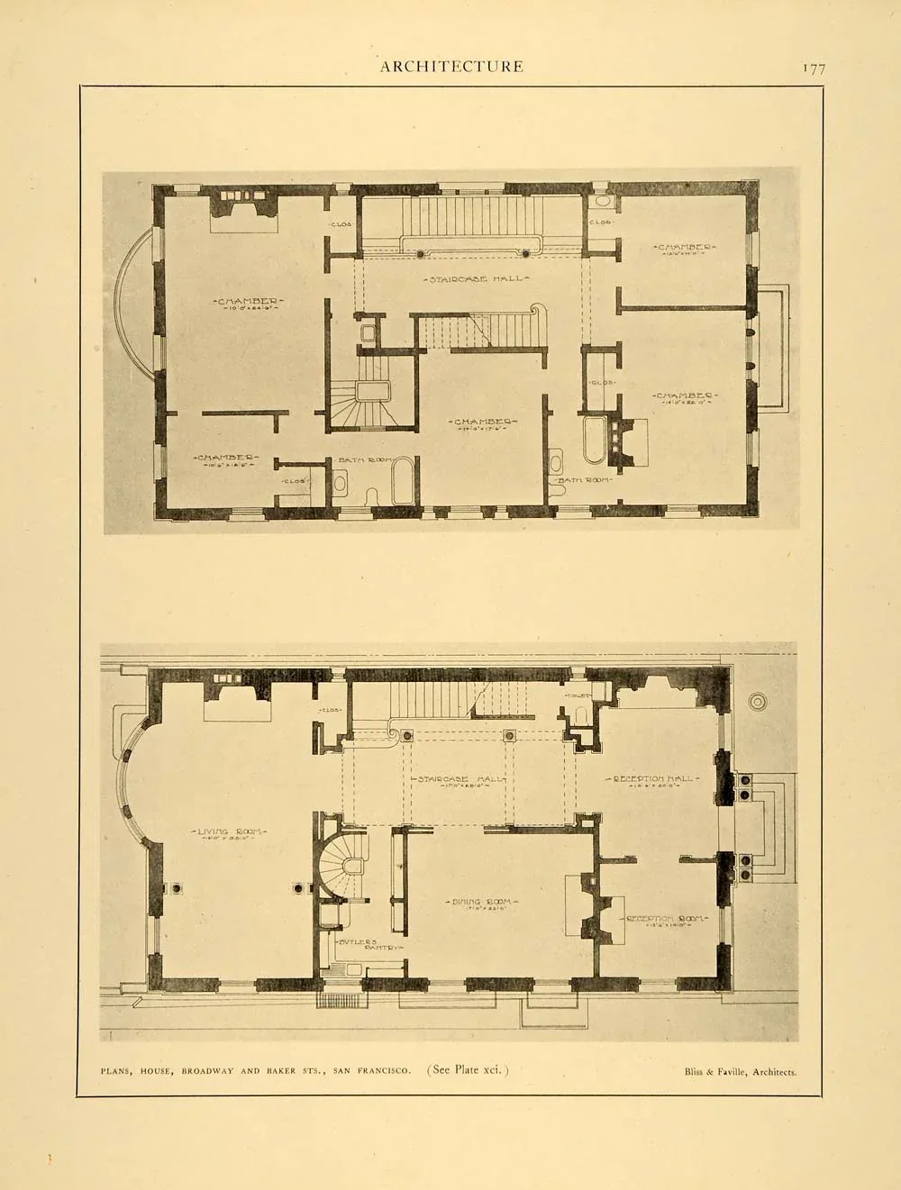 Original photo — Broadway & Baker House Floor Plans, San Francisco