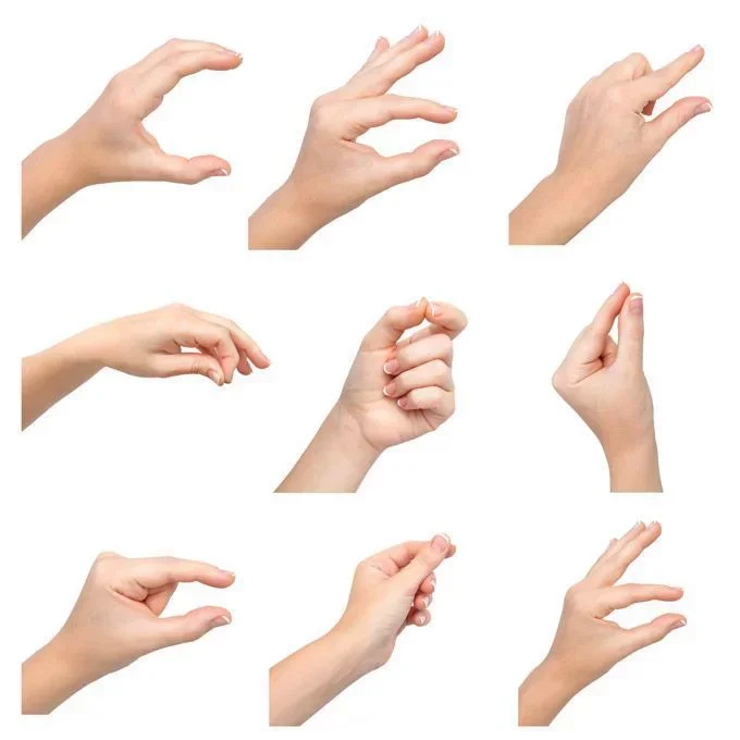 Original photo — Hand Gestures Reference Sheet