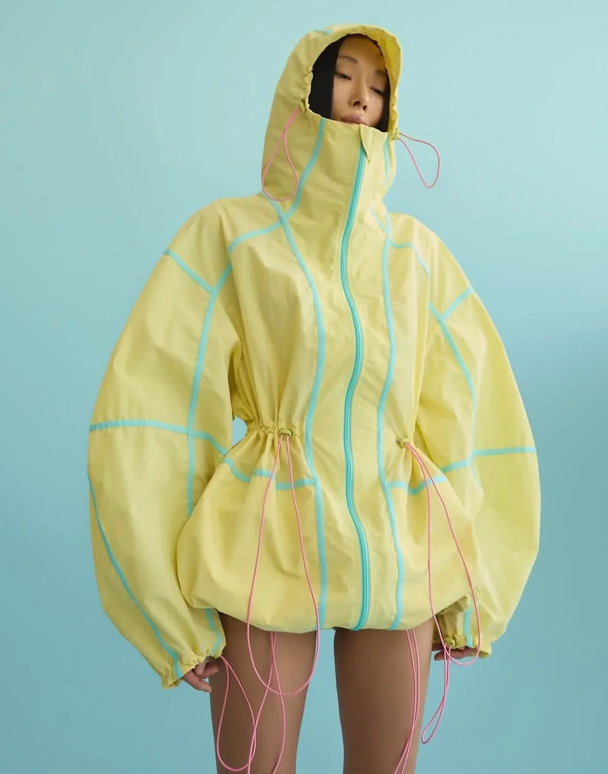 Original photo of Oversized Hooded Jacket Fashion