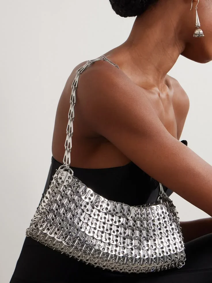 Original photo — Paco Rabanne 1969 Chain Mail Bag