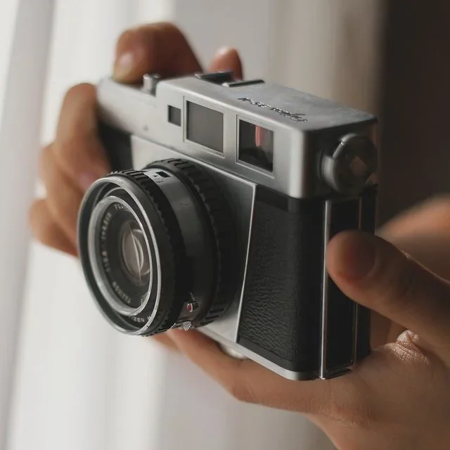 Original photo — Vintage Rangefinder Film Camera