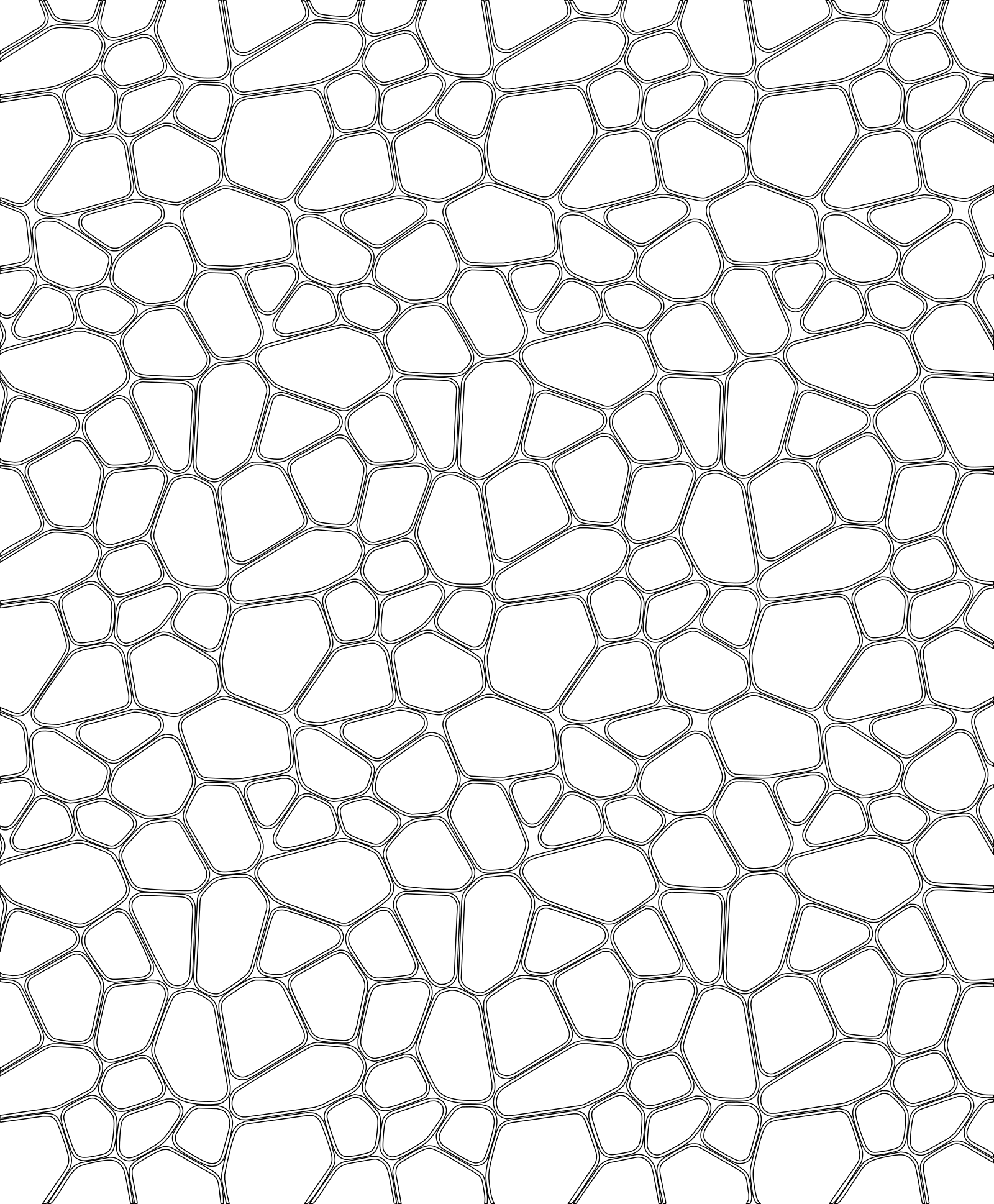 Free Voronoi Stone Mosaic DXF & SVG | PhotoCAD